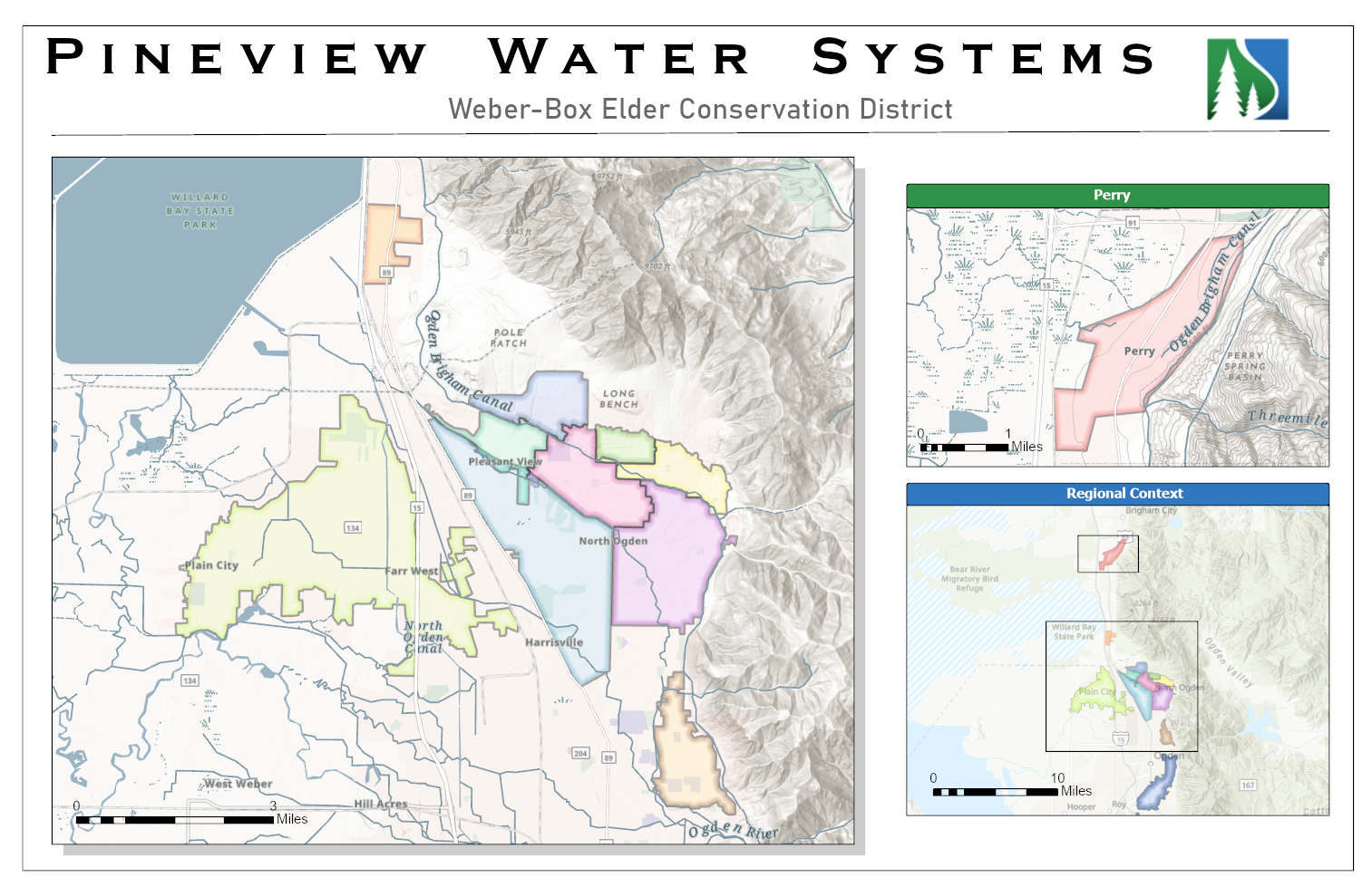 Weber-Box Elder Conservation District Service Area Map